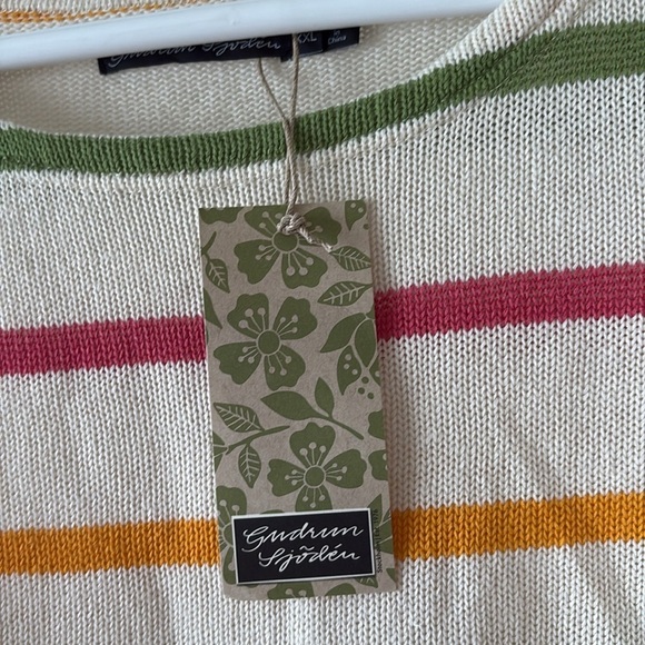 Gudrun Sjoden Striped Pullover Sweater XXL - Picture 5 of 8